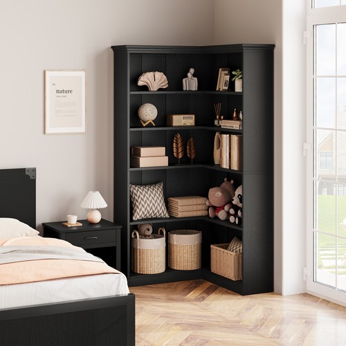 Shaped corner bookshelf - l-shaped,