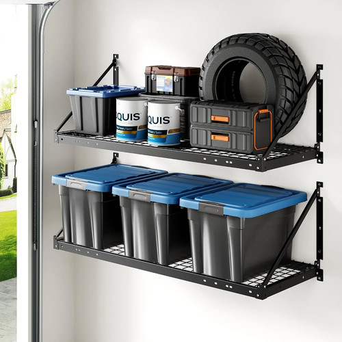 Pack 2x4 wall shelving - 2-pack, ft
