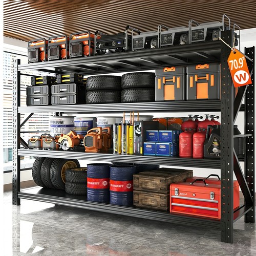 Heavy duty garage - duty, shelving,71"